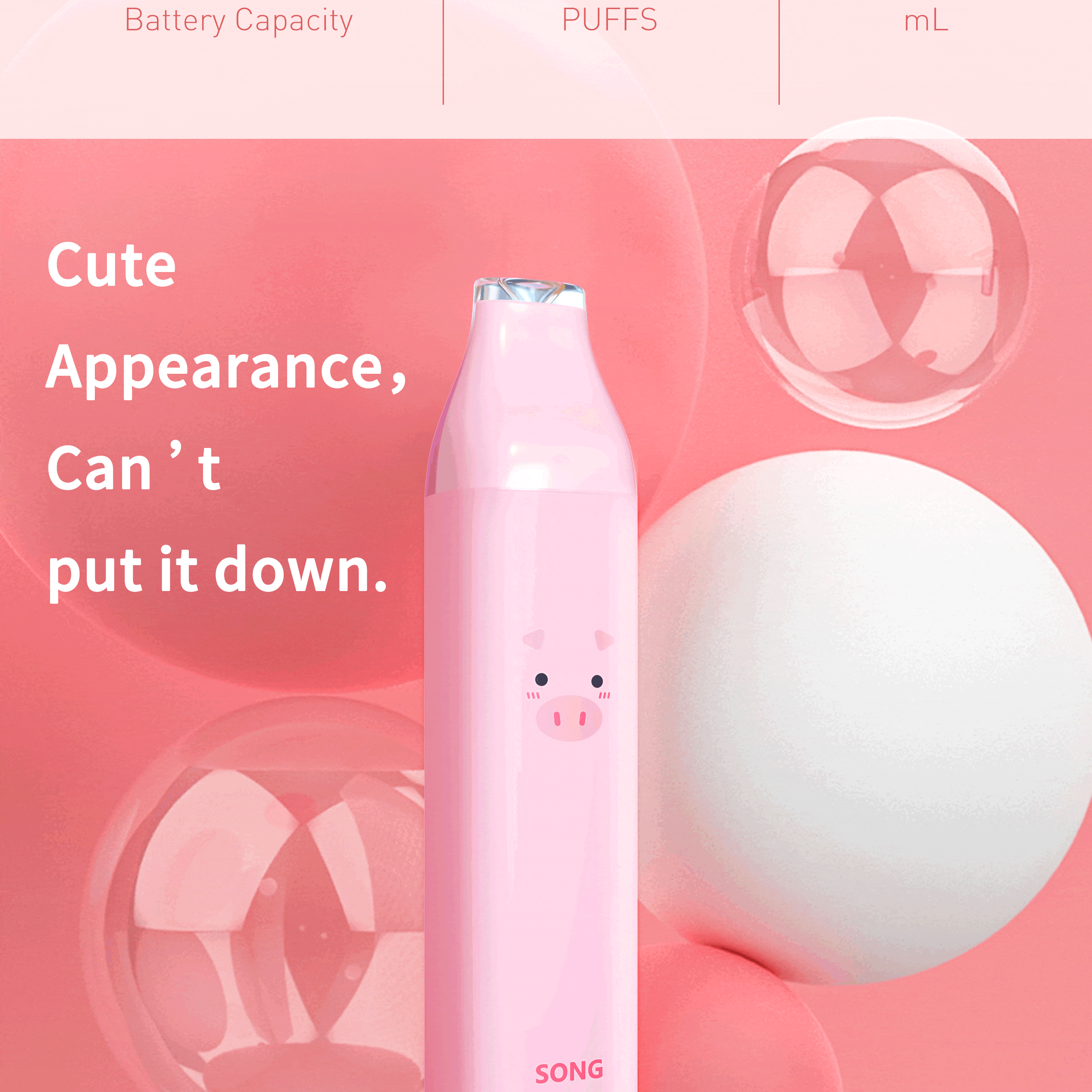 song系列-核心参数与外观-battery-puffs-appearance