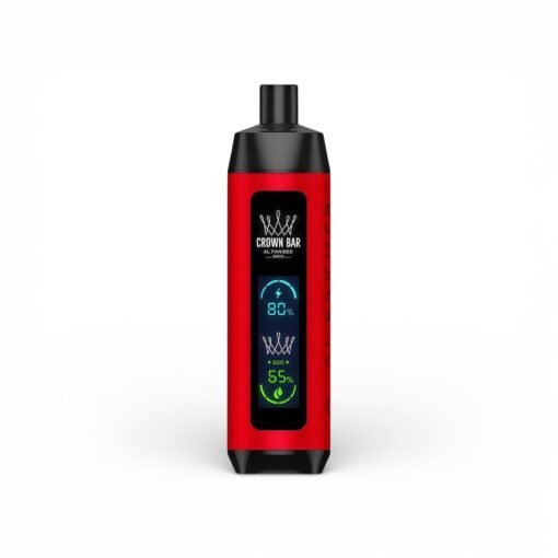 AL-FAKHER-Crown-Bar-Pro-阿尔法赫-8000-Puffs，展示产品外观及包装。