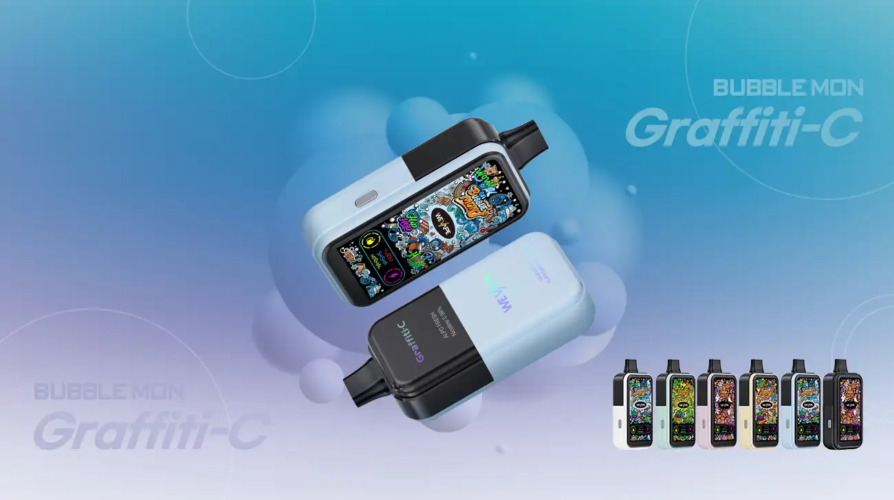 BUBBLE-MON-Graffiti-C-涂鸦设计-可换弹电子烟-产品主图