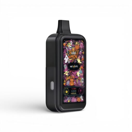 Bubblemon-Graffiti-C-炫彩泡泡兽三代-30000-Puffs，展示产品外观及包装。