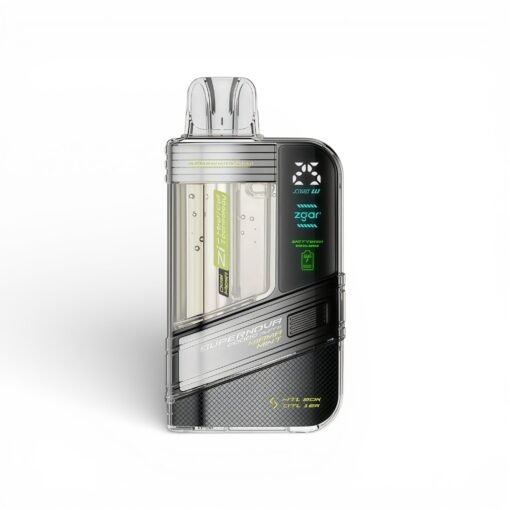 ZGAR-SUPERNOVA-冰熊-20000-Puffs，展示产品外观及包装。