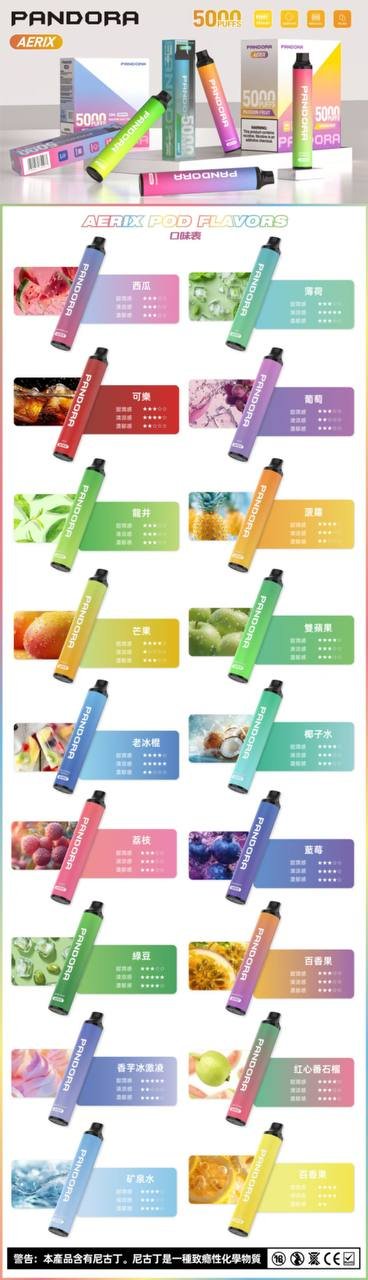 pandora-aerix-oro-小魔条-三大系列-5000口电子烟