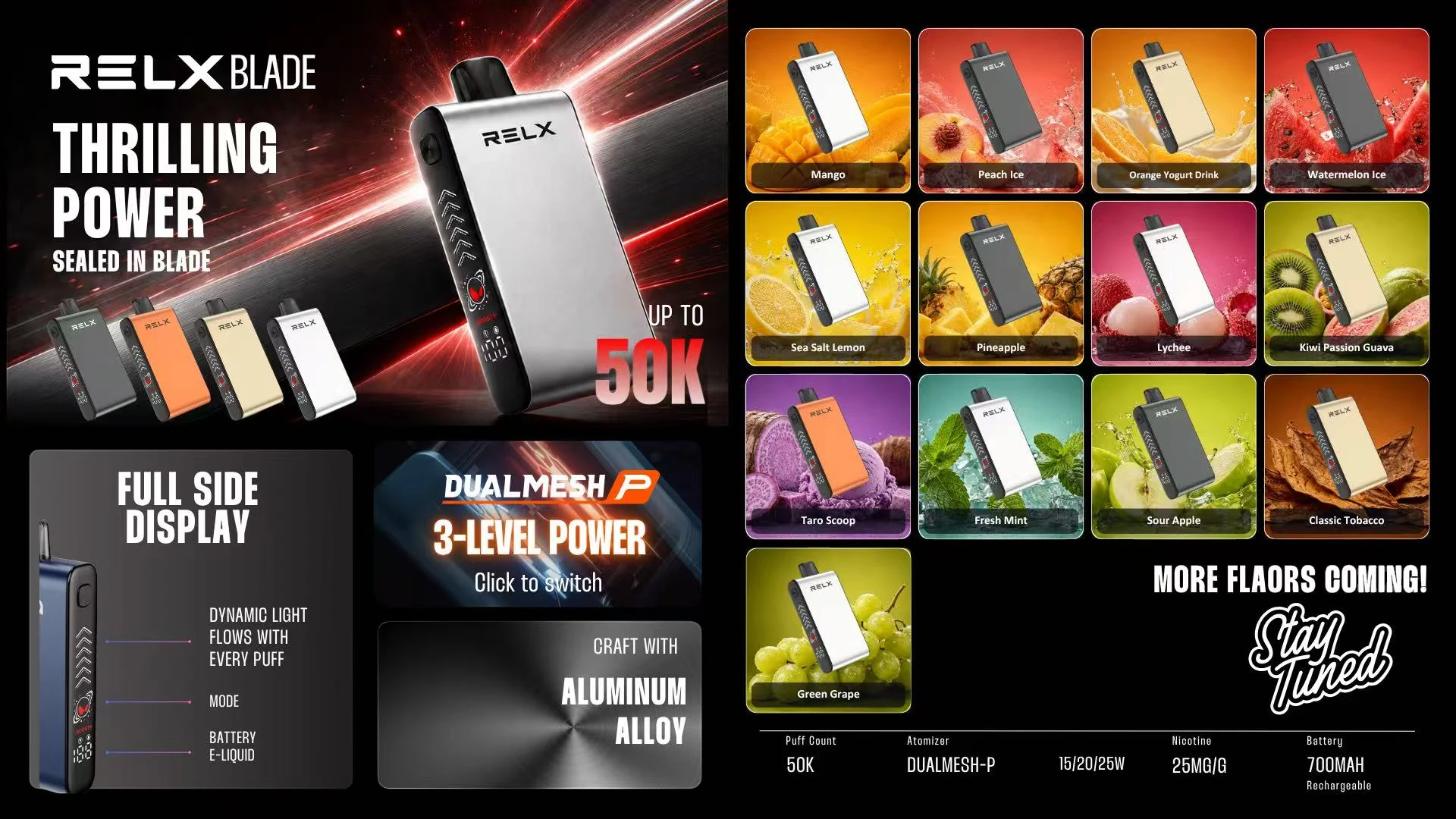 relx-blade-50000口-铝合金机身-全彩屏-双网芯